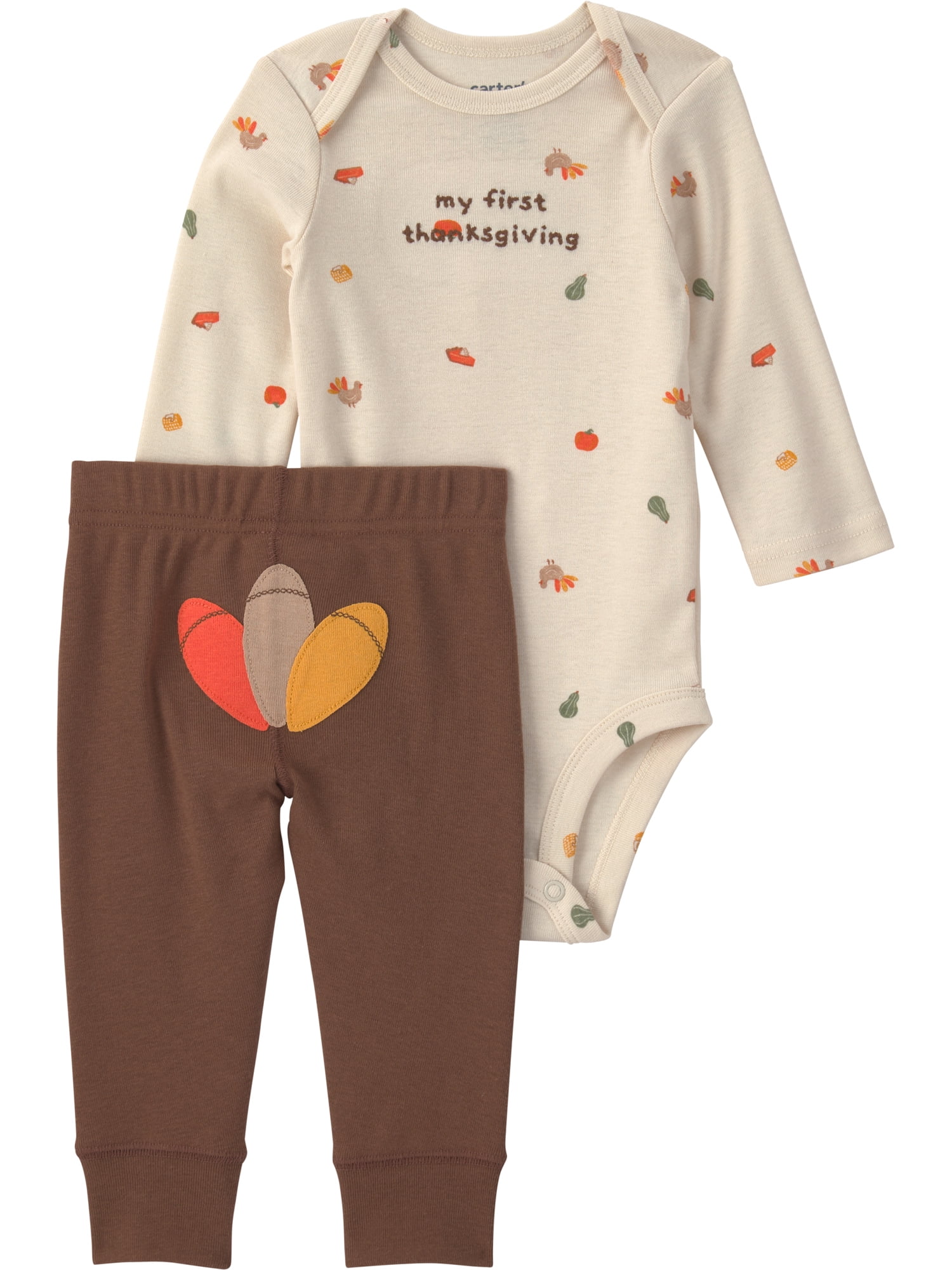 Carter's Child of Mine Baby Thanksgiving Outift Set, 2-Piece, Sizes Preemie-12 Months