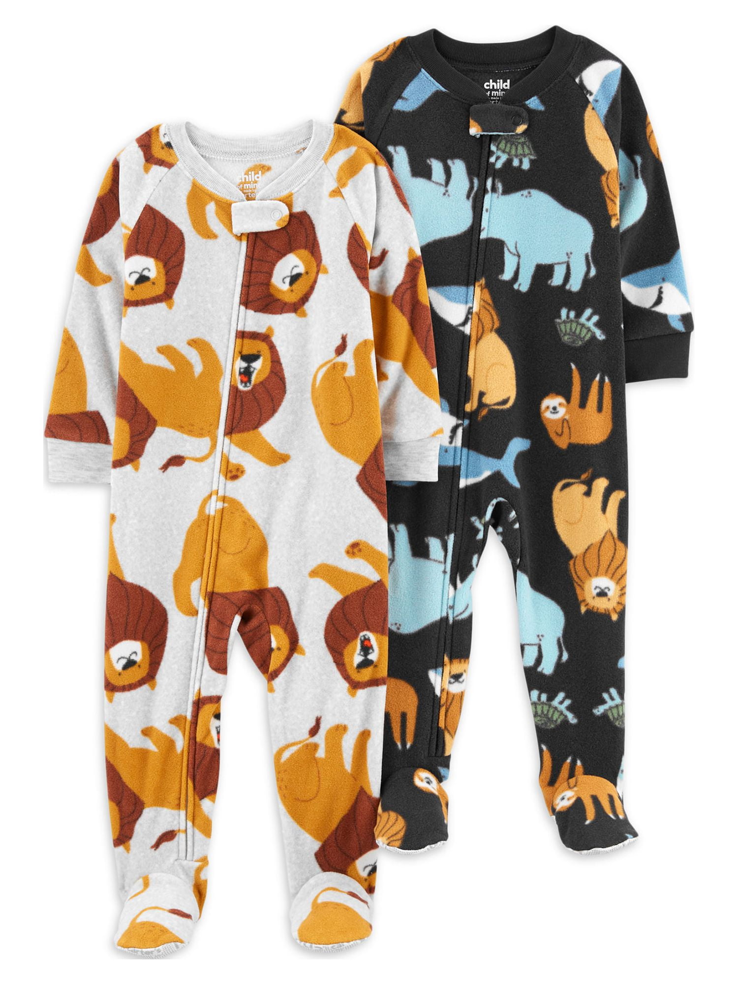 Carter's Child of Mine Baby & Toddler Boy Footed Pajamas, 2Pack, Sizes