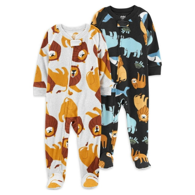Carter's Child of Mine Baby & Toddler Boy Footed Pajamas, 2Pack, Sizes