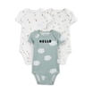 Gerber Baby Onesie - Thrasher Skate Brand Graphic, White Cotton Short Sleeve Bodysuit (Unisex)