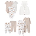 thumbnail image 1 of Carter's Child of Mine Baby Unisex Bodysuits, Pant and Cardigan Outfit Set, 8-Piece, Sizes Preemie-6/9 Months, 1 of 7