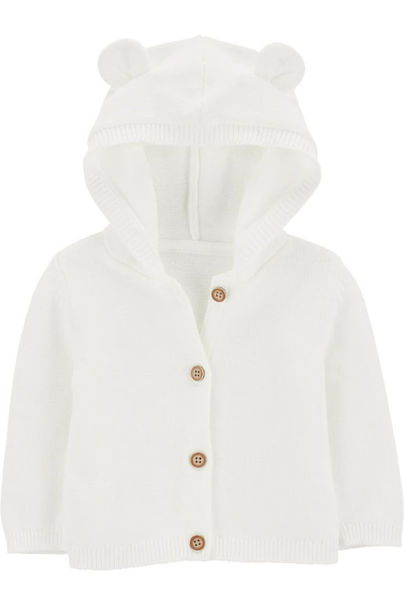 Baby Unisex Cardigan Sweater, One-Piece, Sizes Newborn-12 Months