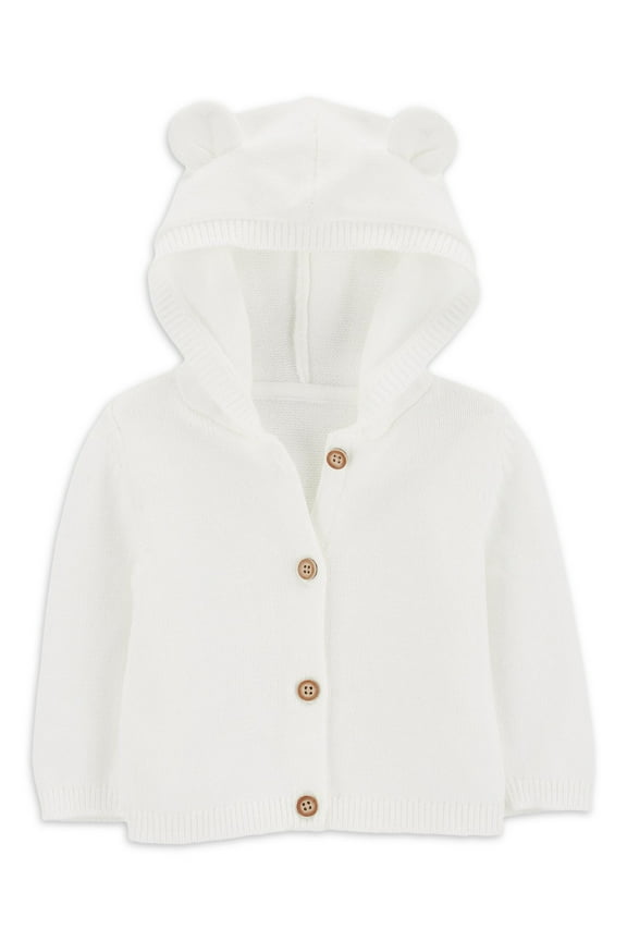 Baby Unisex Cardigan Sweater, One-Piece, Sizes Newborn-12 Months