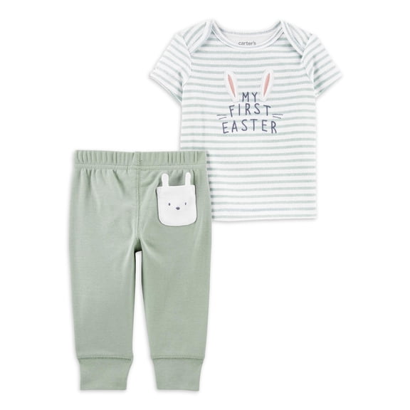 Carter's Child of Mine Baby Unisex Easter Outfit Set, 2-Piece, Sizes Preemie-12M
