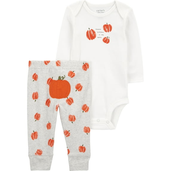 Carter's Child of Mine Baby Unisex Halloween Outfit Set, 2-Piece, Sizes Newborn-12 Months