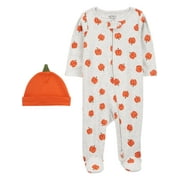 Carter's Child of Mine Baby Unisex Halloween Sleep N Play and Hat, 2-Piece, Sizes Preemie-6/9 Months