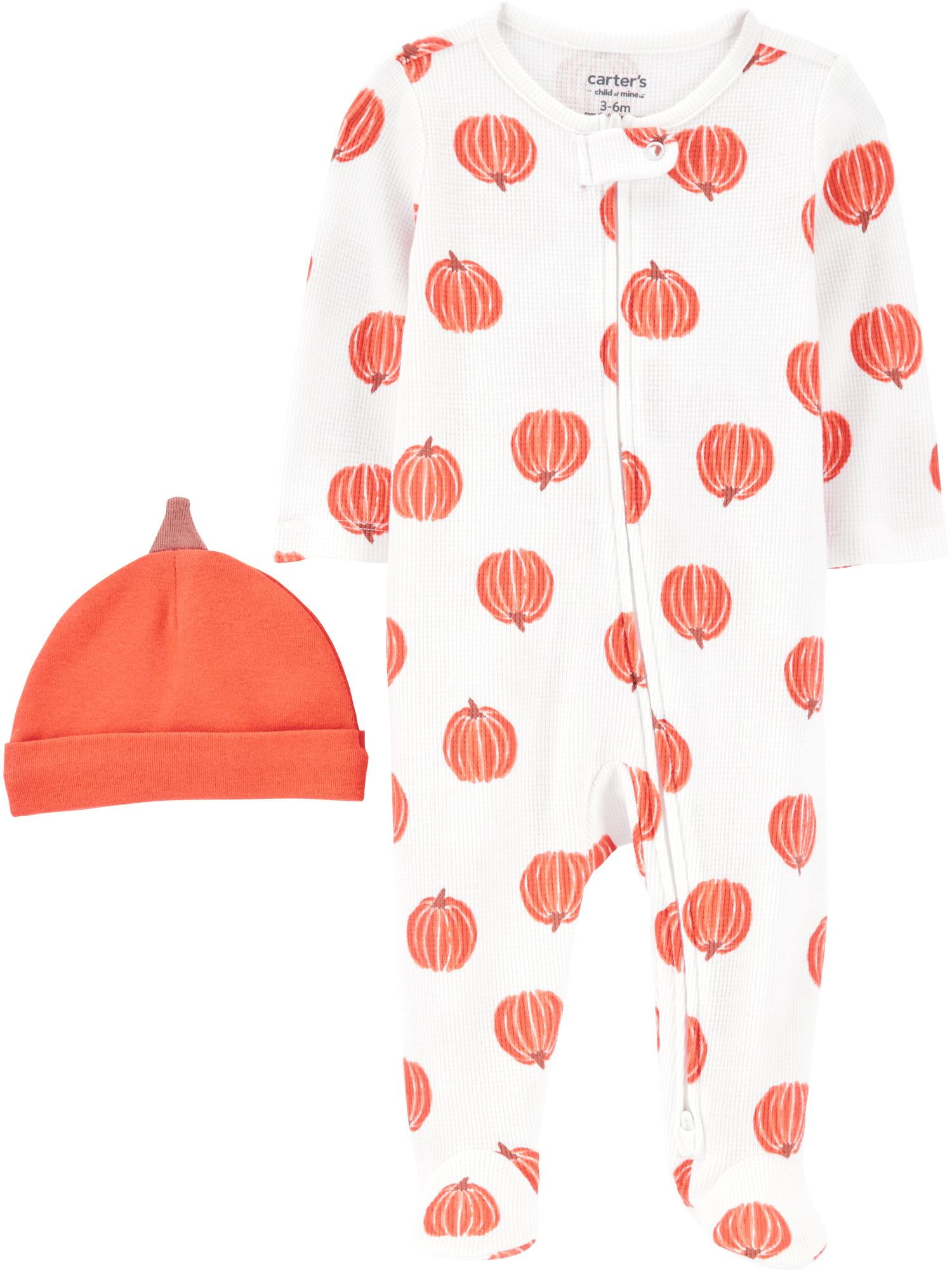 Carter's Child of Mine Baby Unisex Halloween Sleep 'n Play, 2-Piece, Sizes Preemie-6/9 Months