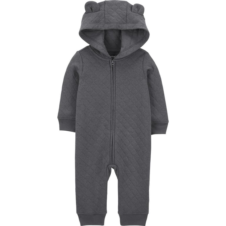 Infant hooded jumpsuit hotsell