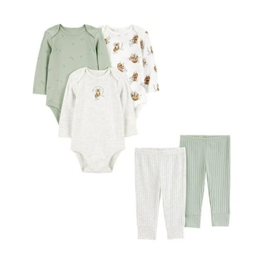 Carter's Child of Mine Baby Unisex Outfit Set, 5-Piece, Sizes Preemie-18 Months