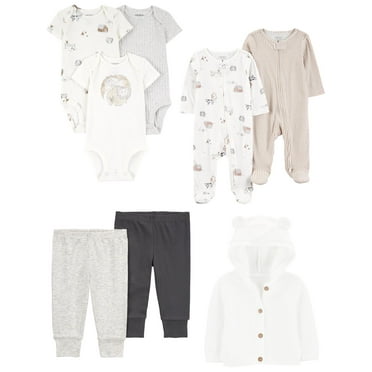 Carter's Child of Mine Baby Unisex Outfit Set, 8-Piece, Sizes Preemie-6/9 Months