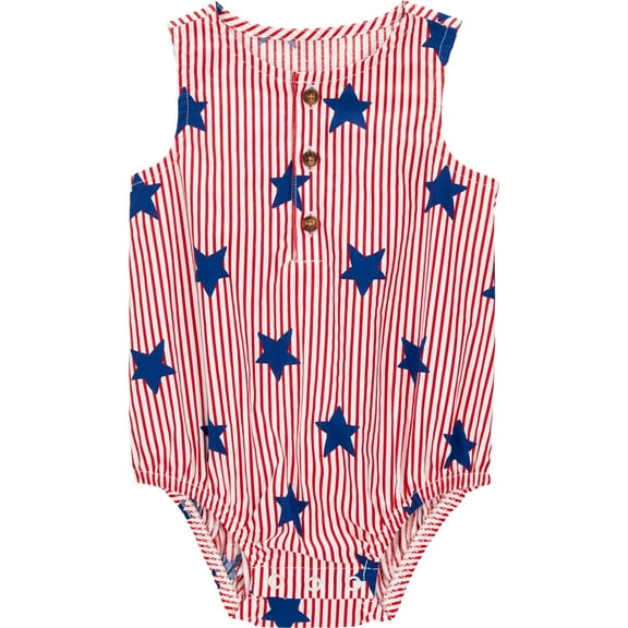 Carter's Child of Mine Baby Unisex Patriotic Romper, Sizes Newborn-12 Months