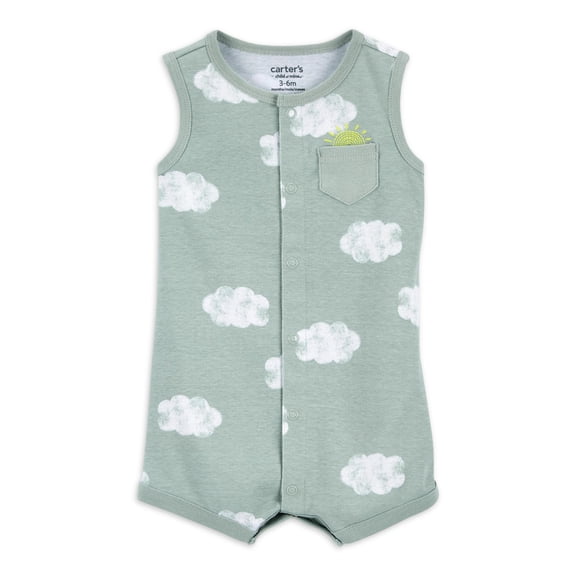 Carter's Child of Mine Baby Unisex Romper, One-Piece, Sizes 0/3-24 Months
