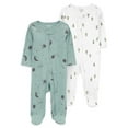 thumbnail image 1 of Carter's Child of Mine Baby Unisex Sleep N Play, 2-Piece, Sizes Preemie-6/9 Months, 1 of 5