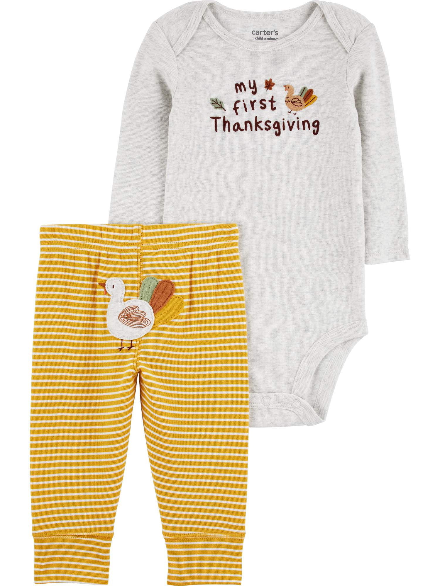 Carter's my on sale first thanksgiving outfit