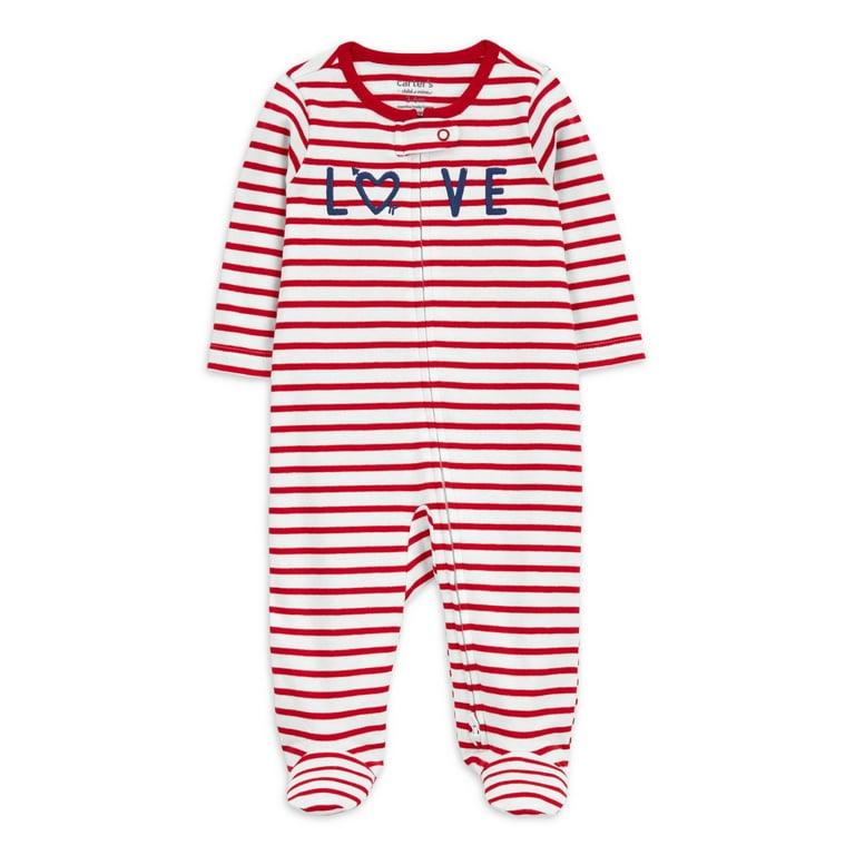 Carter s Child of Mine Baby Unisex Valentine s Sleep N Play One