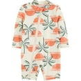 thumbnail image 1 of Carter's Child of Mine Baby Rash Guard Swimsuit, One-Piece, Sizes 0/3-18 Months, 1 of 5