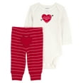 thumbnail image 1 of Carter's Child of Mine Baby Valentine's Outfit Set, Sizes Newborn-12 Months, 1 of 6