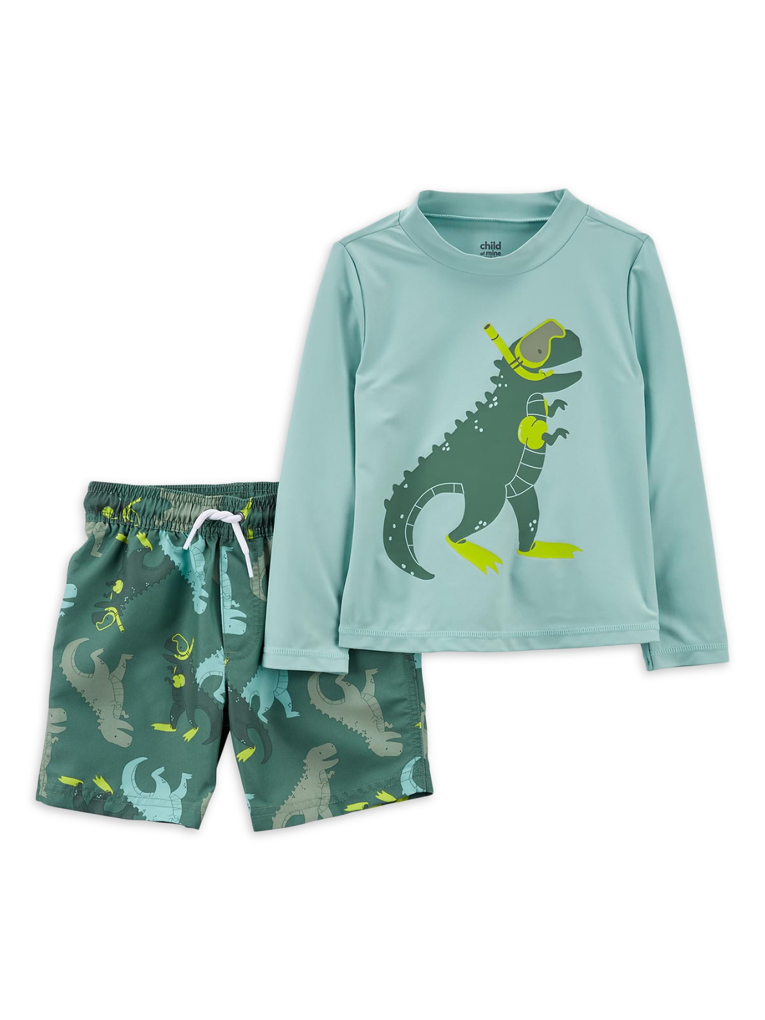 Nautical Rash Guard Swim Set main image 1