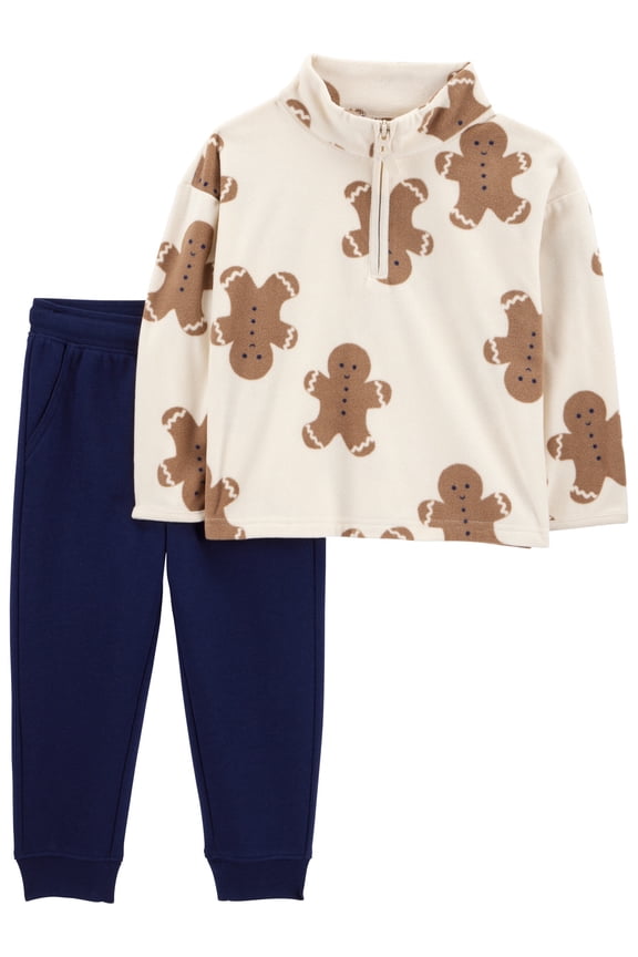 Baby and Toddler Boy Holiday Outfit Set, 2-Piece, Sizes 12M-5T