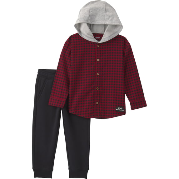 Carter's Child of Mine Baby and Toddler Boy Holiday Outfit Set, 2-Piece, Sizes 12M-5T