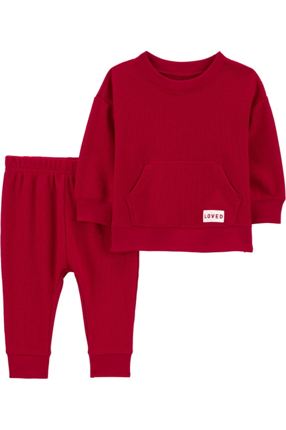 Baby and Toddler Boy Outfit Set, 2-Piece, Sizes 0/3-24 Months