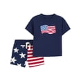 thumbnail image 1 of Carter's Child of Mine Baby and Toddler Boy Patriotic Americana Americana Outfit Set, 2-Piece, Sizes 12M-5T, 1 of 5