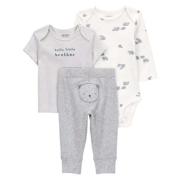 Carter's Child of Mine Baby and Toddler Boy Outfit Set, 3-Piece, Sizes 0/3-24 Months