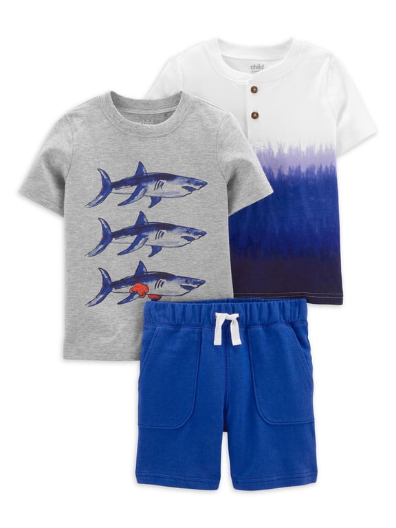 Baby and Toddler Boy Outfit Set, 3-Piece, Sizes 12M-5T