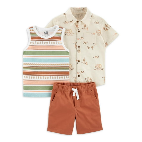 Carter's Child of Mine Baby and Toddler Boy Outfit Set, 3-Piece, Sizes 12M-5T