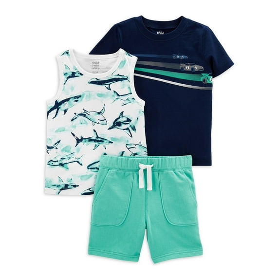 Carter's Child of Mine Baby and Toddler Boy Outfit Set, 3-Piece, Sizes 12M-5T