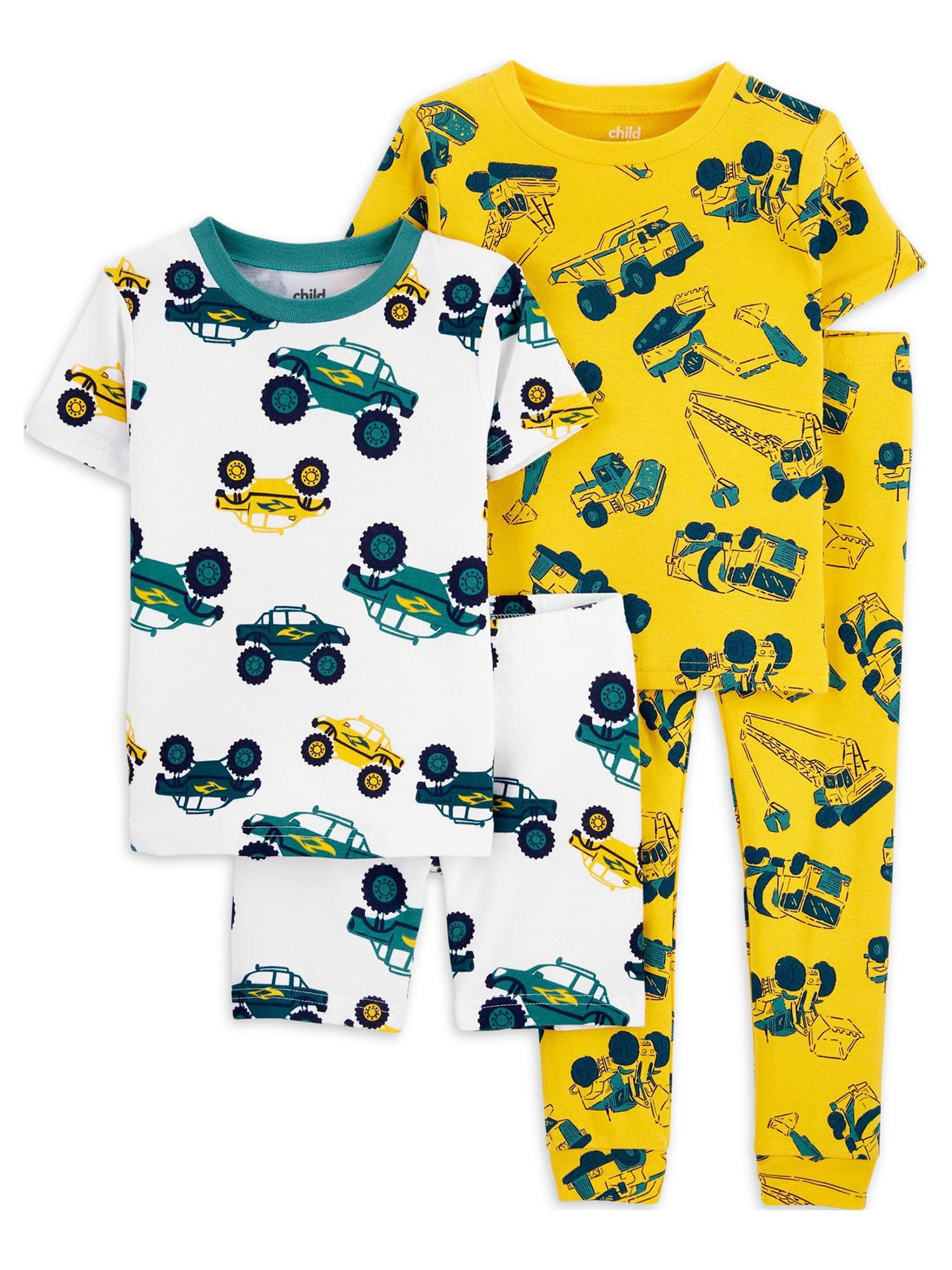 Carter's monster truck online pajamas