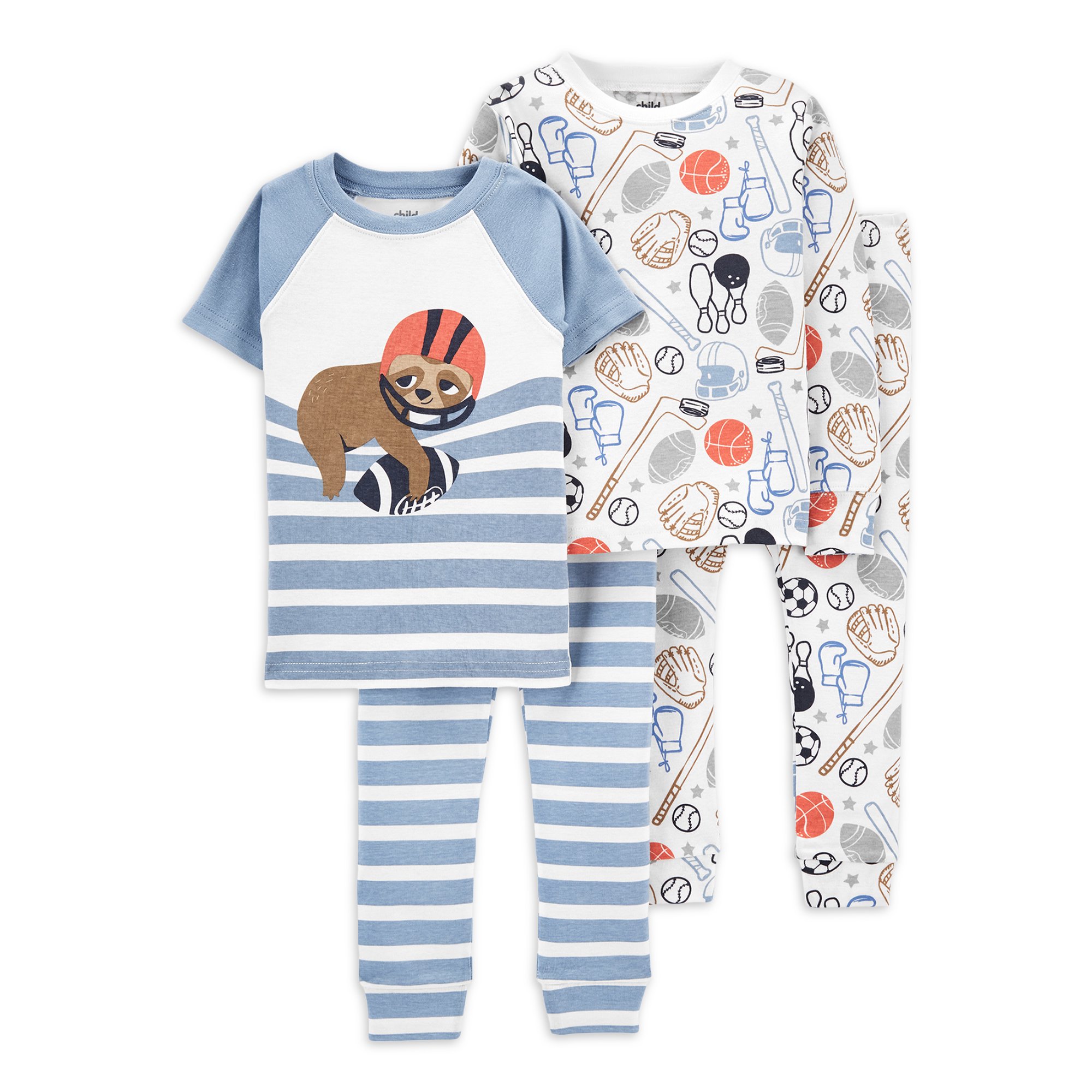 NFL Chicago Bears Infant and Toddler One-Piece Footie Pajama 3 Toddler