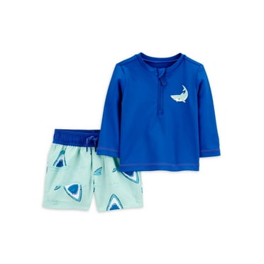 Carter's Child of Mine Baby and Toddler Boy Rash Guard Swimsuit Set, Sizes 0/3M-5T