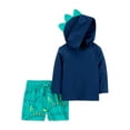 thumbnail image 1 of Carter's Child of Mine Baby and Toddler Boy Rash Guard Swimsuit Set, Sizes 0/3M-5T, 1 of 5