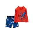thumbnail image 1 of Carter's Child of Mine Baby and Toddler Boy Rashguard and Swim Trunks Set, 2-Piece, Sizes 0/3M-5T, 1 of 6