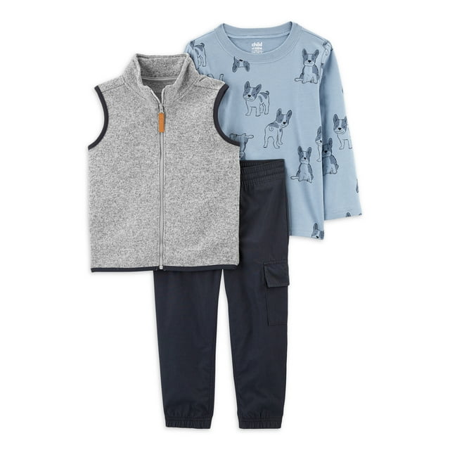 Carter's Child of Mine Baby and Toddler Boy TShirt, Vest, and Pants