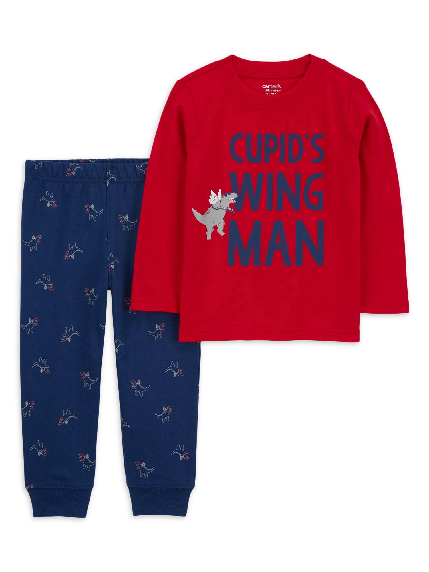 Carter's Child of Mine Baby and Toddler Boy Valentine's Day Outfit Set