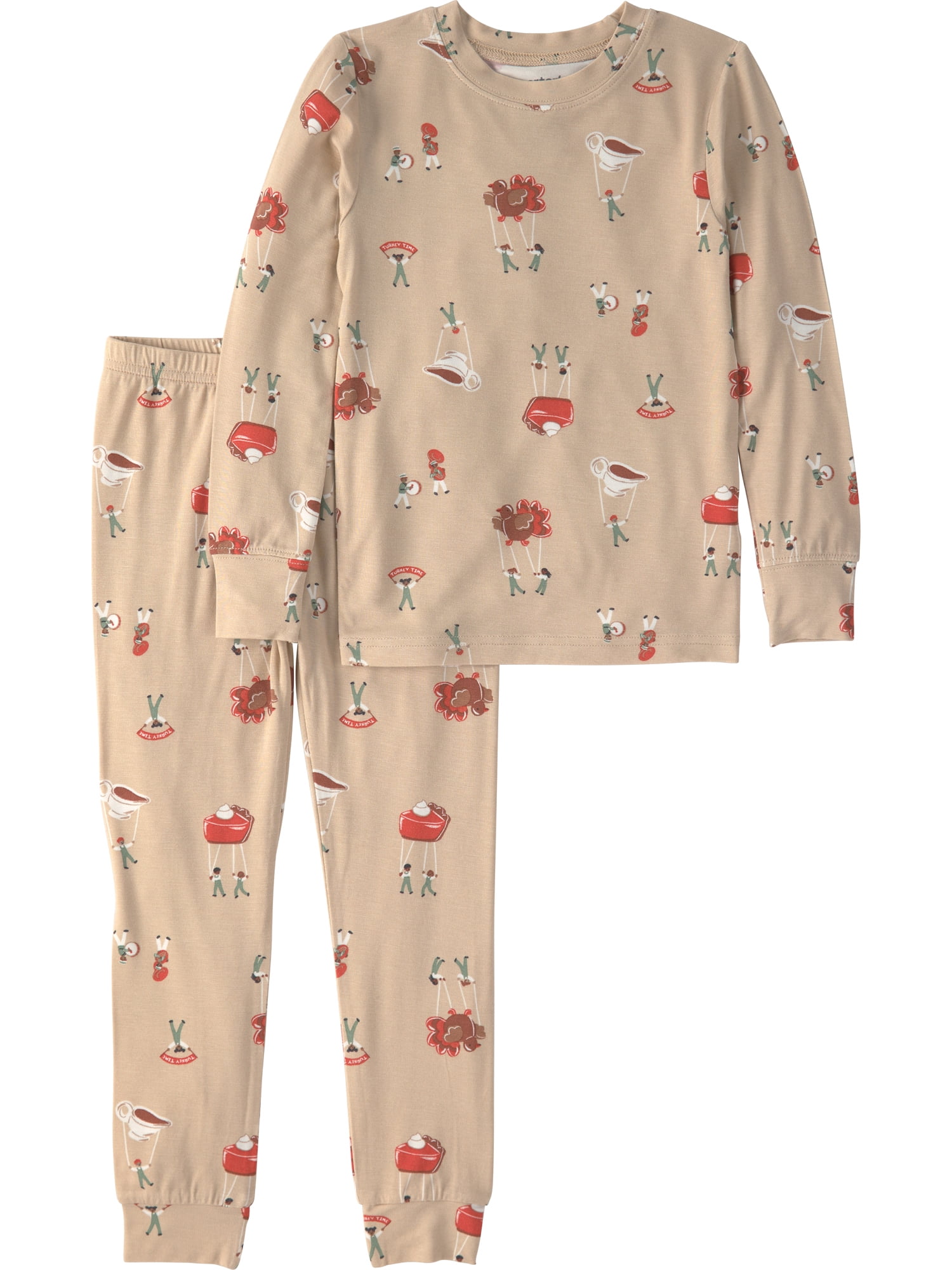 Carter's Child of Mine Baby and Toddler ComfySoft Thanksgiving Pajama Set, 2-Piece, Sizes 12M-5T