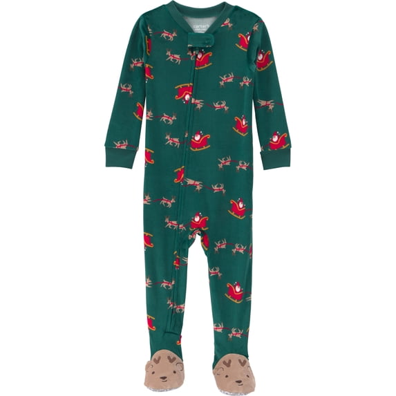 Carter's Child of Mine Baby and Toddler Cozy Pajama, One-Piece, Sizes 12M-5T