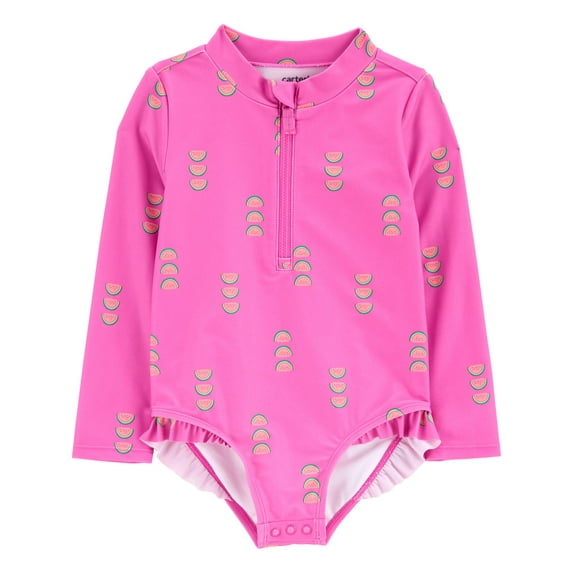 Carter's Child of Mine Baby and Toddler Girl One-Piece Swimsuit, Sizes 0/3M-5T