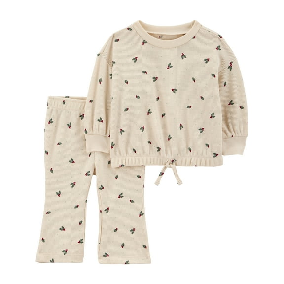 Carter's Child of Mine Baby and Toddler Girl Outfit Set, 2-Piece, Sizes 0/3-24 Months