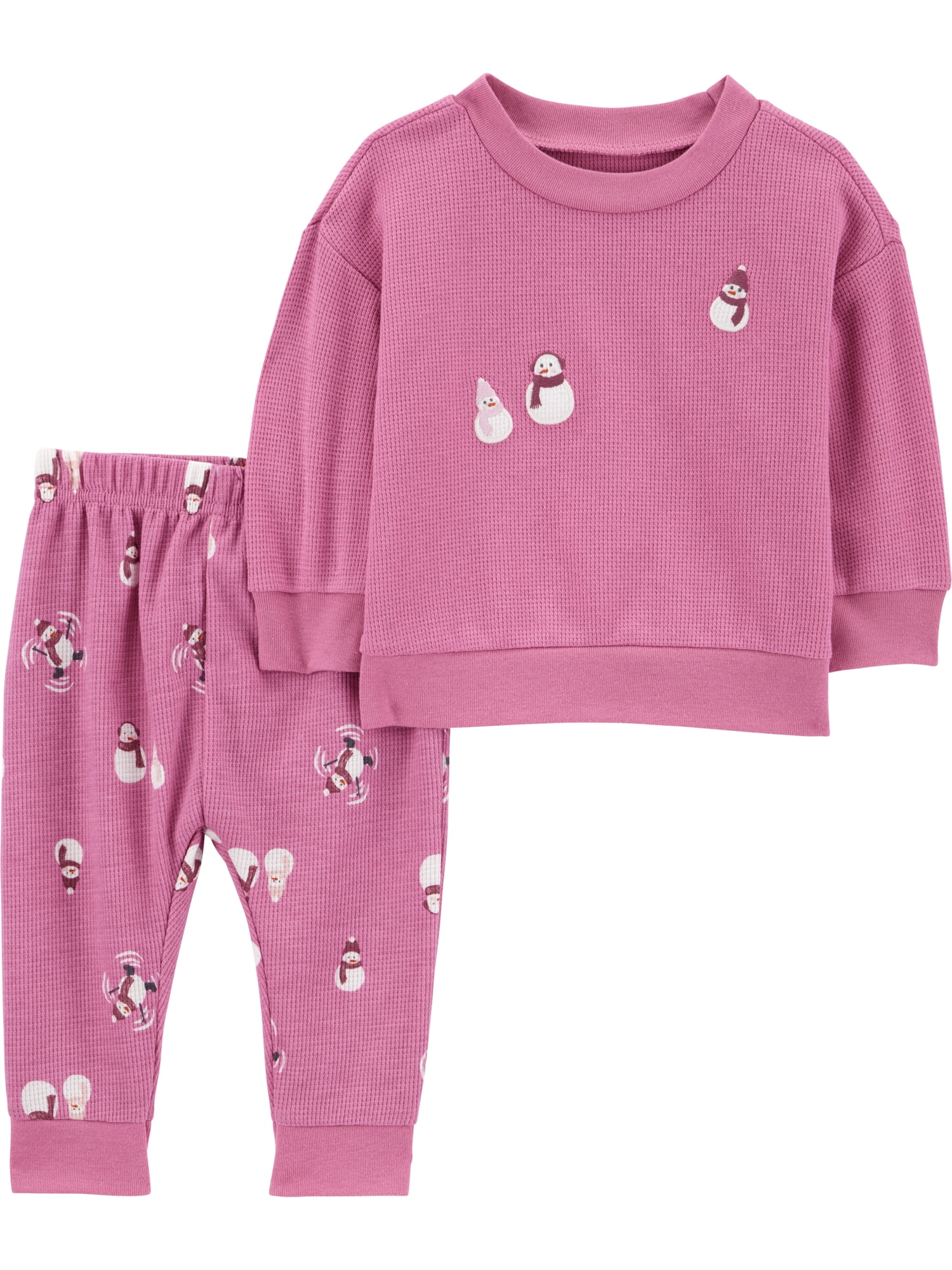Carter's Child of Mine Baby and Toddler Girl Outfit Set, 2-Piece, Sizes 0/3-24 Months