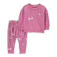 thumbnail image 1 of Carter's Child of Mine Baby and Toddler Girl Outfit Set, 2-Piece, Sizes 0/3-24 Months, 1 of 7