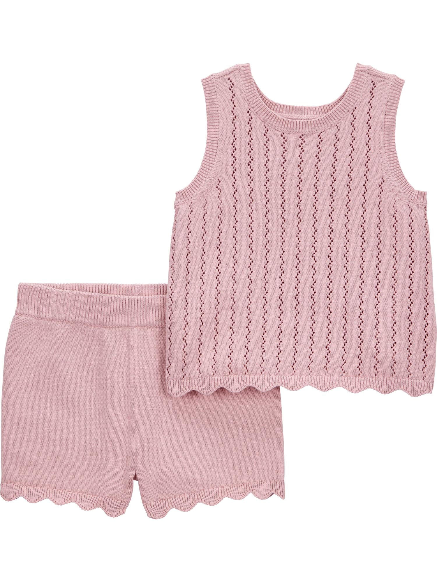 Carter's Child of Mine Baby and Toddler Girl Outfit Set, 2-Piece, Sizes 12M-5T