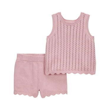 Carter's Child of Mine Baby and Toddler Girl Outfit Set, 2-Piece, Sizes 12M-5T
