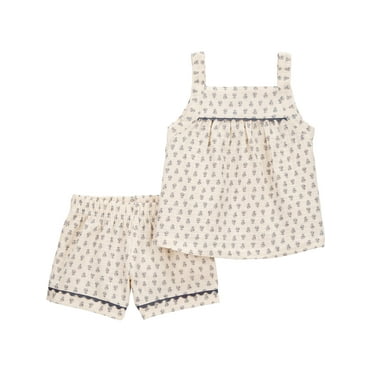 Carter's Child of Mine Baby and Toddler Girl Outfit Set, 2-Piece, Sizes 12M-5T