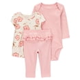 thumbnail image 1 of Carter's Child of Mine Baby and Toddler Girl Outfit Set, 3-Piece, Sizes 0/3-24 Months, 1 of 9