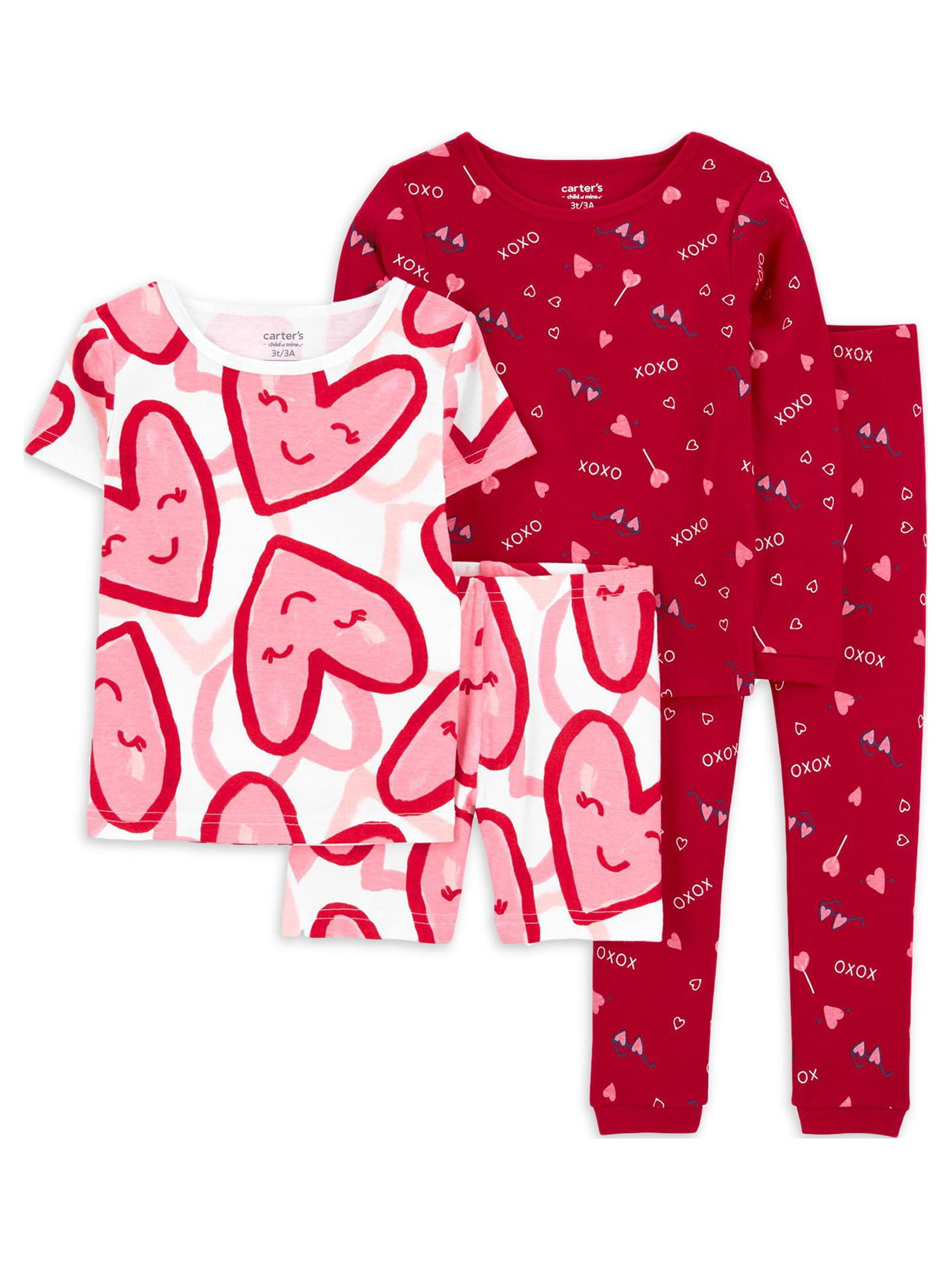 Carters valentines pajamas discount