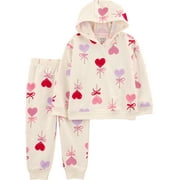 CARTER'S CHILD OF MINE Baby and Toddler Girl Valentine's Outfit Set, Sizes 12M-5T