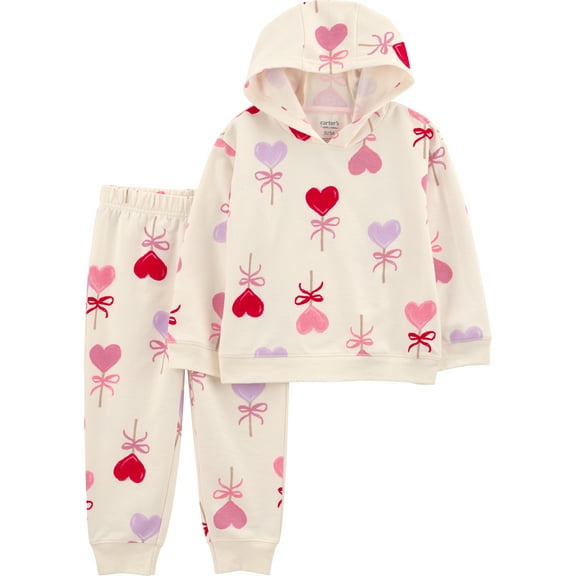 Carter's Child of Mine Baby and Toddler Girl Valentine's Outfit Set, Sizes 12M-5T